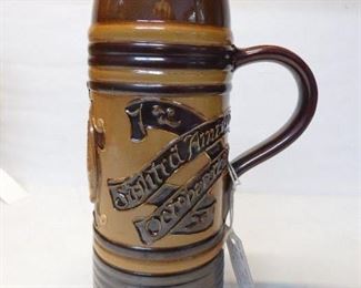 Doulton Lambeth Christopher Columbus Sighting Mug, 1880's