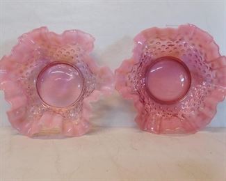 Fenton Opalescent Bonbon Dishes