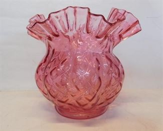 Fenton Optic Quilted Vase