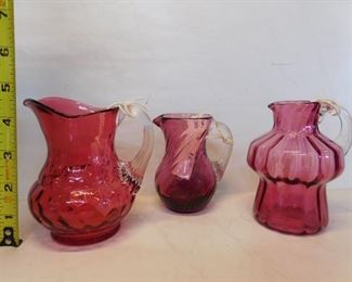Fenton Small Pitchers/Creamers
