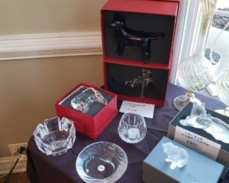 Orrefors and Baccarat