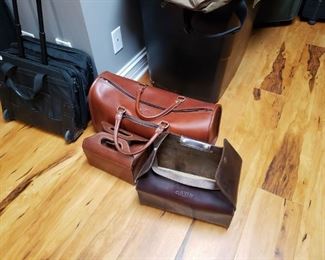 Lewis Drake and Orvis leather goods