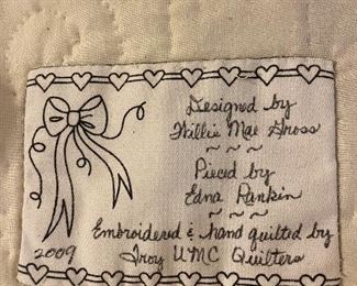 One of several handmade Quilts 