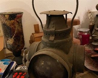 One of two Railroad Lanterns