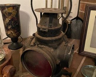 One of two railroad Lanterns