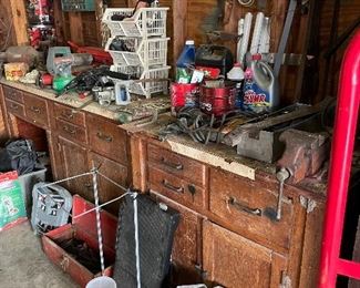 Antique Oak cabinets