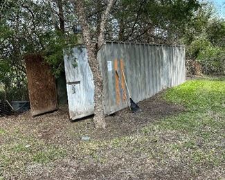 Conex with wooden Doors