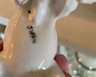 Vintage Porcelain Terrier Figurine. Made in Japan. Photo 2 of 2. 