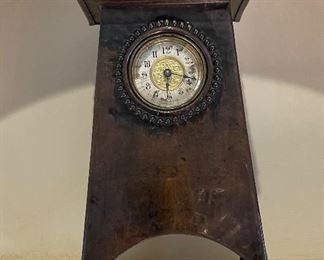 Antique Copper Mantle Clock. Photo 1 of 2. 