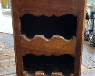 Late 19th Century Bedside Table Wine Holder. Measures 16" W x 12" D x 26.5" H. Photo 1 of 4. 