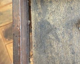 Late 19th Century Bedside Table Wine Holder. Measures 16" W x 12" D x 26.5" H. Photo 4 of 4. 