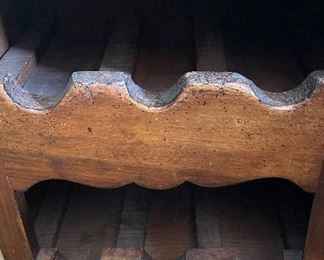 Late 19th Century Bedside Table Wine Holder. Measures 16" W x 12" D x 26.5" H. Photo 2 of 4. 