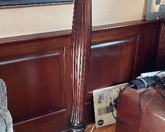 Hand-Carved English Oak Floor Lamp. Circa 1890. Photo 4 of 4. 