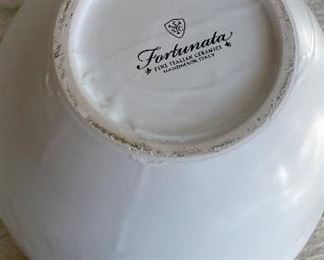 Fortunata Fine Italian Ceramic White Vases. Photo 3 of 3. 