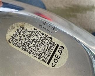 Nambe Oval Bowl. Measures 18" L x 9" H. Photo 2 of 2. 