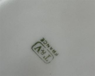 T & V France Hand-Painted Floral Vase. Photo 2 of 2. 