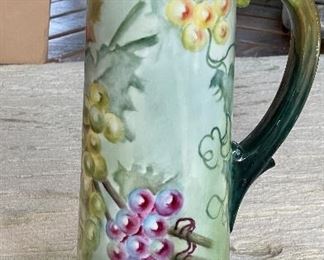 T & V France Hand-Painted Floral Vase. Photo 1 of 2. 