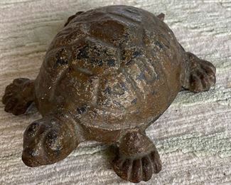 Cast Iron Turtle. Measures 8" L x 6" W. Photo 1 of 2. 