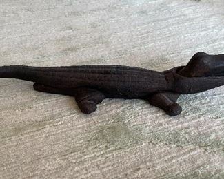 Cast Iron Alligator. Measures 12" L. Photo 1 of 2. 