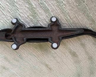 Cast Iron Alligator. Measures 12" L. Photo 2 of 2. 