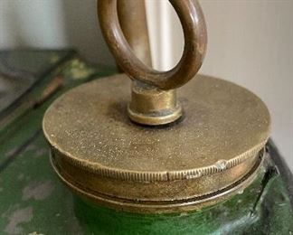 Antique Jonas Wright, Makers of Patent Oil Economisers Oil Can. Photo 4 of 4. 