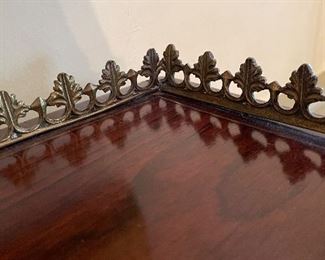 Antique English Rosewood  Chiffonier Cabinet. Circa 1825-35. Measures 28" W x 11.5 D x 35" H. Photo 3 of 5. 