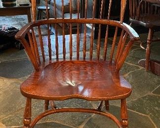 Set of 4 Antique English Oak Windsor Chairs. Photo 1 of 4. 