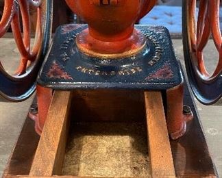 Antique Enterprise Manufacturing Company of Philadelphia Coffee Grinder. Photo 4 of 4. 