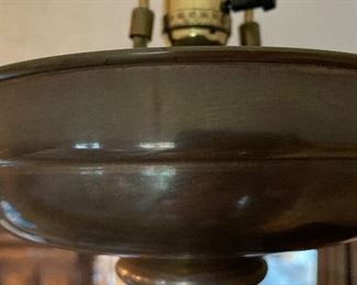 Pair of Antique Brass Candleholders From Sisters of Mercy Convent, County Mayo Ireland, Fashioned into Floor Lamps. Late 19th Century. Photo 4 of 4. 