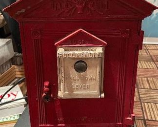 Antique Fire Alarm Call Box. Photo 1 of 2. 