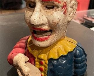 Painted Cast Metal Jester. Photo 1 of 2. 