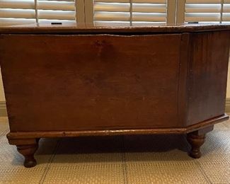 Antique Cut Corner Chest. Measures 36" W x 20" D x 22" H. Photo 1 of 3. 