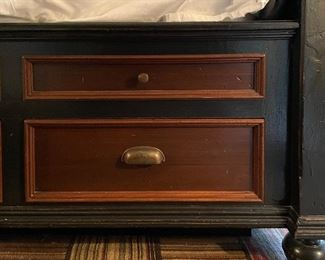 Custom-Made, Full-Size Bed Frame With Three Storage Drawers by Hammer Designs. Head Board Measures 62" W x 61.5" H. Photo 5 of 6. 