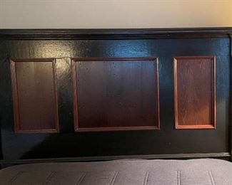 Custom-Made, Full-Size Bed Frame With Three Storage Drawers by Hammer Designs. Head Board Measures 62" W x 61.5" H. Photo 2 of 6. 