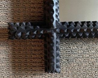 Tramp Art Mirror. Measures 24" W x 28" H. Photo 2 of 2. 