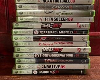XBox 360 Games. 