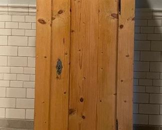Antique Pine Jelly Cupboard. Measures 23" W x 17" D x 53" H. Photo 1 of 2. 