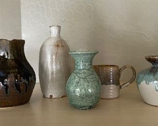 Glazed Ceramic Pottery Signed By Various Artists. Photo 1 of 2. 