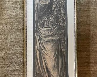 Stained Glass Window Pattern. Measures 15.5" x 31". 