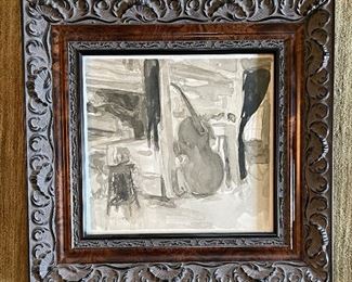 Watercolor. Unsigned. 