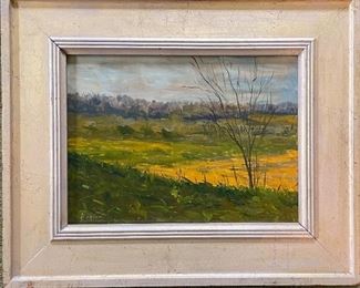 Franz Horadam, Landscape Oil Painting. Measures 11.25" x 8.5." Photo 1 of 2. 