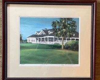 Palmetto Signed & Numbered Lithograph. 