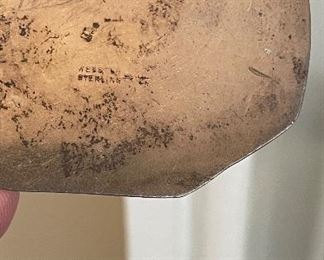 Antique Sterling Luggage Tag. Photo 2 of 2. 