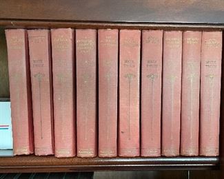 Vintage Mark Twain Book Set Published By Harpers Publishing. 