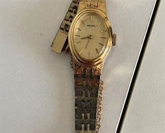 Vintage Seiko Gold Band Watch. Measures 1 of 2. 