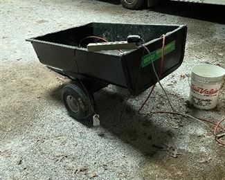 Brinly-Hardy Tow Behind Poly Utility Dump Cart
