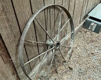 Antique Wagon Wheel 