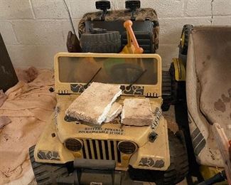 Vintage Electric Kis Ride On Jeep