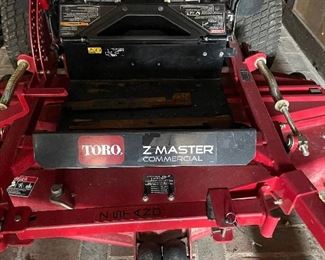 Toro Z Master with 60" Turbo Force Side Discharge Mower - Z587L - Hours 985
