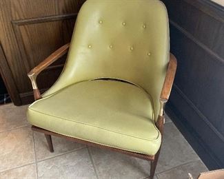 Pair of Danish Mid Century Modern Lounge Arm Chairs 